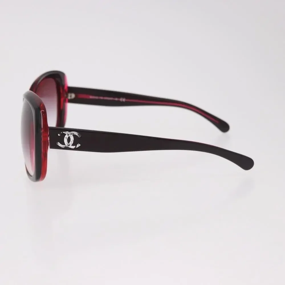Chanel CC Sunglasses Red